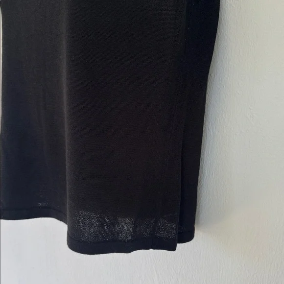 Vintage Patchington black beaded cut out neckline sleeveless knit top size small - Picture 9 of 12